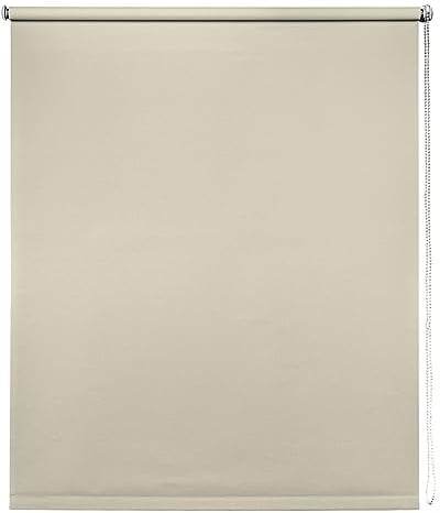 Natural Thermal Blackout Roller Blind - 60cm width x 165cm drop | Natural thermal blackout roller blind. 60cm width x 165cm drop. Suitable for recess or face fitting. Energy efficient.