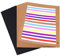 ThxMadam Fotoalbum Nachfüll Seiten 26x17,5CM, 10 Extra-Refill Schwarze Papier + 10 Blatt Kraftpapier Weitere Seiten Ersatzseiten für Skizzenbuch Notizbuch 27,5x20,5CM(10.82x8.07) für Album 'Groß'