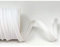 10mm Poly Cotton Flanged Piping Cord, Choice of Colour, Sold by The Metre (White)