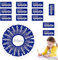 Radiergummi Set - 30 Stück Mini Weiß Text Radierer, Weicher 2B Radierer aus Gummi Für Schule, Skizzen, Gemälden, Künsten