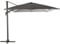 Hespéride - Parasol déporté carré inclinable Éléa Ardoise et Graphite