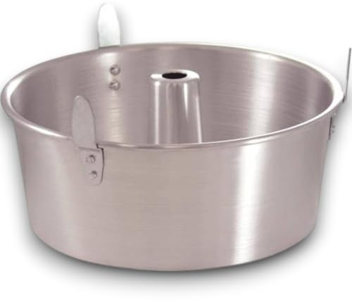 KORAT - Stampo Forma Chiffon Cake - Forma Americana - Diametro 26 Cm - Alluminio Anodizzato, Silver, Senza Punti di Saldatura, Design Professionale