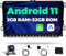 2+64GB Android Radio CocheWireless Carplay para VW Golf 5 6 Polo Passat Seat Tiguan Pantalla Táctil de 9 Pulgadas Bluetooth Autoradio con Android Auto, GPS, RDS FM, WiFi, USB, Cámara Trasera, Canbus