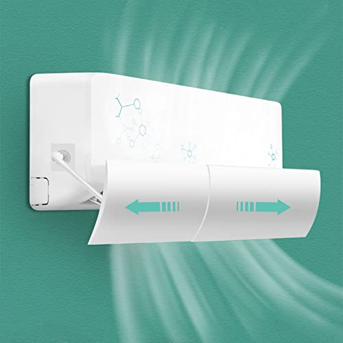 Majome Deflettore per Condizionatore Universale, Freddo/Calda anti diretto Blowing per casa/Ufficio,Anziani, Neonati, Donne in Gravidanza