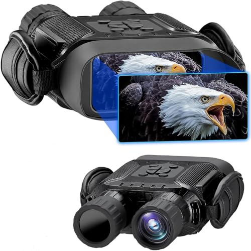 Nachtsichtgerät, IR Nachtsichtbrille Digitale Infrarot-Fernglas Kamera 4 TFT HD LCD WiFi, 1280P Video, 400m Sichtweite für Dunkelheit, 5X Digitalzoom zum Aufspüren