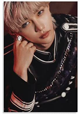 SKZ Stray Kids Felix Poster von koreanischem Sänger und Tänzer (1) Kunstdruck Poster Wandkunst Gemälde Leinwand Dekor Heimposter 20 x 30 cm
