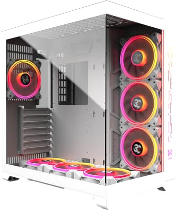 Mred - Pc Gamer Atx - White Rgb Crystal Sea