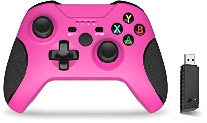 Wireless Controller for PC/PS3, Game Controller Compatible with Windows7/8/10 with Linear Trigger&Dual Vibration