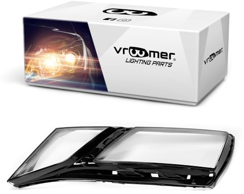 VROOMER Scheinwerferglas kompatibel mit Skoda Octavia III A7 Typ 5E Facelift 2017-2020 Lichtscheibe Scheinwerfergläser Frontscheinwerfer Streuscheibe links