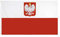 Stormflag Bandiera della Polonia con Aquila 3x5ft Bandiera Nautica Padiglione Civile Polonia 90cmx150cm poliestere 90g, 2 occhielli in metallo doppia cucitura con occhiello