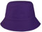 Eigso Unisex lila Baumwolle Eimer Hut für Frauen Männer Mode Reisen Sommer Strand Fischer Cap für Frau Mann