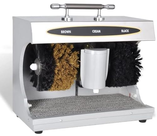ZYJIX Electric Shoe Shine Machine Automatic Shoe Shine Shoe Polishing Machine Automatic Horizontal Induction Shoe Cleaning Machine