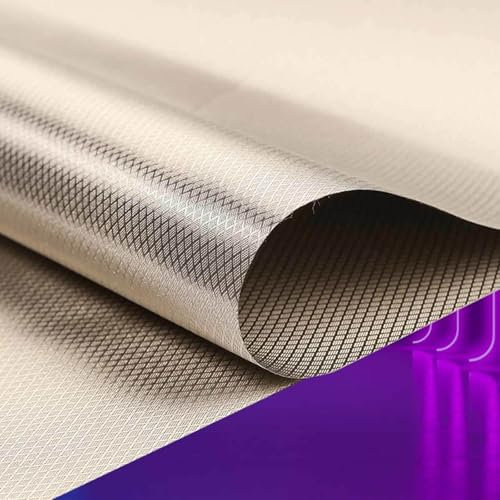 EMF Fabric Faraday Fabric Bulk Fabric Protection Fabric Faraday Fabric Shielding Fabric for Microwave, Card Bag Cloth, Electronic Products,silver-10x1.1m