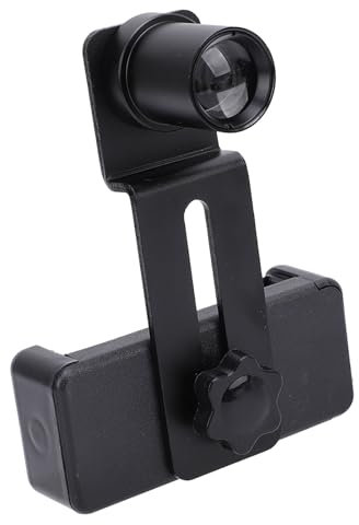 Mikroskop-Objektiv-Handy-Adapter mit 12,5-fachem Okular, Mikroskop-Smartphone-Kamera-Adapter für Mikroskop-Okularrohr 23,2 Mm