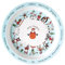 Tyrrell Katz Kids Christmas Theme Printed Plate in Melamine - Dishwasher Safe Children's Outdoor Dining Everyday Tableware - 21.5 cm