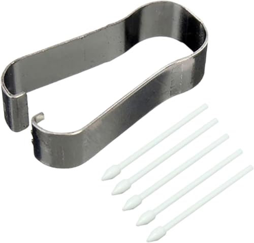 pistro Lot de pointes de stylet de rechange pour Samsung Tab S6 S7 S6 Lite S7 FE – Recharges flexibles avec clip pour tablette, expérience d'écriture et de dessin fluide (blanc)