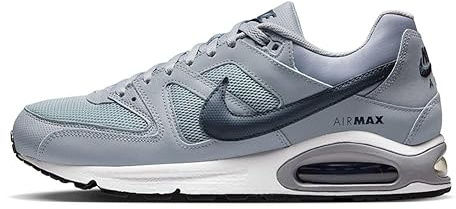 Nike Air Max Command Herren Sneaker Sneaker Schuhe, Grau Schwarz Weiß, 47 EU