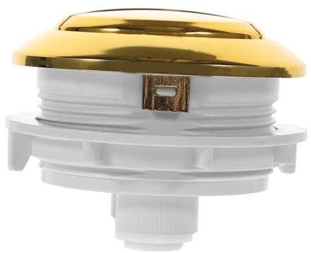LALAFINA Botón de Descarga para Inodoro con Doble Presión Accesorio de Toilet con Diseño Dual para de Agua Compatible con Cisterna Roca y Meridian Instalación y Resistente Daños