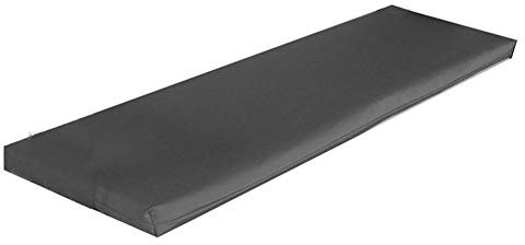 ZOUDIN Balançoire extérieure Couverte Banc Coussin véranda en Osier Coussin Pad-Gris 100x30cm(39x12inch)