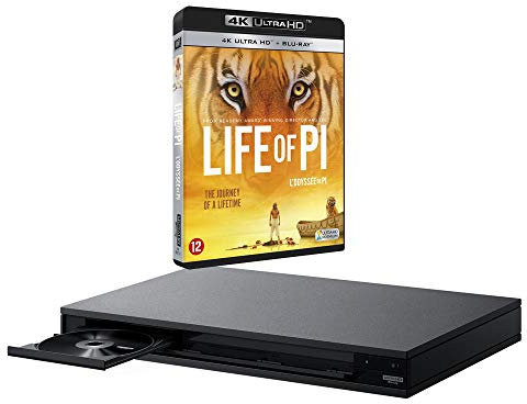 Sony UBP-X800 MULTIREGION Blu-ray Player Bundle with Life of PI Ultra HD 4K Blu-ray Disc