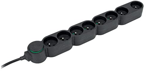 Bloc multiprise écoresponsable 8 prises 2P+T Home Green - Zenitech