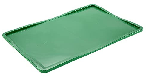 Karton EU Deckel für Euroboxen 60x40 cm grün Auflagedeckel lebensmittelecht Eurobehälter Transportbox Lagerbox Behälter Lagerkiste Stapelbox