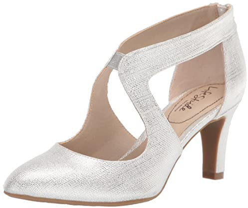 LifeStride Women's Giovanna 2 Pump, Silver, 8 UK