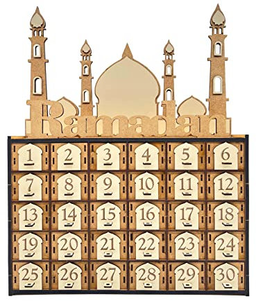 Ramadan Kalender, DIY Ramadankalender aus Holz (MDF), Ramadan Geschenk für Kinder, Ramadankalender zum Basteln, Countdown, Eid Mubarak, Dekoration, Adventskalender, Ramazan Takvimi Ramazanski kalendar