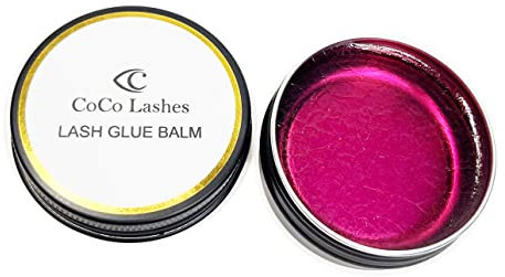 CoCo Lashes by Golden Beauty Lash Lift Glue, Balm-based, Lash & Brow Lift Adhesive, Clear, High Viscosity, Water Resistant, 25g