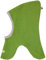 loud + proud Unisex Kinder Lt1 Schlupfmütze Fleece, GOTS Zertifiziert Sturmhaube, Grass, 45-48 EU
