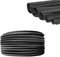 Kabelschlauch, Flexibler Gewebter Kabelmantel, Selbstschließend Kabelschutz Für TV, Computer, Schreibtisch, USB Kabel Stromkabel Audio Video Kabel, Schwarz (10 M, 18-21mm)