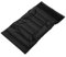 Tradineur - Enfriador de Botellas de Vino y Cava Ajustable, Reutilizable, plástico y Gel, Cierre de Velcro, Funda frío Impermeable para champán, Fiestas, Picnic (Negro, 33 x 18,5 cm)