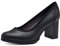 s.Oliver Damen Pumps mit Blockabsatz mit Strukturmuster, Schwarz (Black), 40 EU