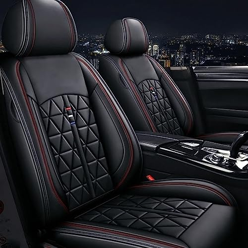 Autositzbezüge 2-Teilig Für Audi A1 A3 8P 8V 8L A4 B6 B7 B8 A5 Sportback A6 A7 Q2 Q3 Q5 Q7 SQ5, Universelle Ledersitzbezüge, Autositzschoner, Auto-Zubehör