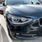 TAKENE Scheinwerfer Augenbraue für BMW 1 Series 1er F20 F21 118i 120d 120i 2011-2015, Augenbrauen-Abdeckungs Scheinwerferblenden Schutz und Dekoration Ersatz,- Black