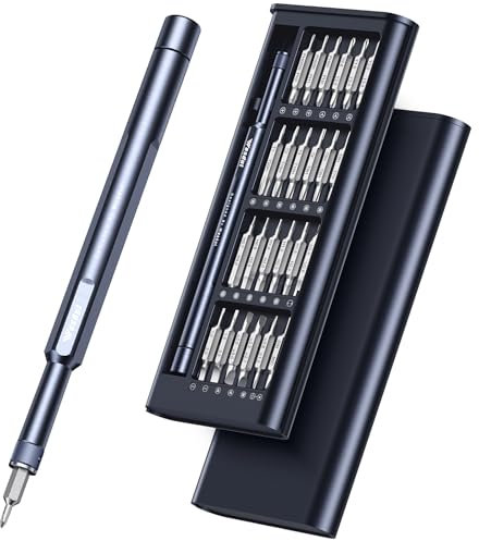 Wesdut 49-in-1 kleines Schraubendreher-Set, [Super langlebig] Winziger Torx-Schraubendreher passend für alle Ring-Türklingeln, Präzisions-magnetisches Mini-Reparaturwerkzeug-Set für Uhr, Laptop,