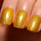 Firedeep Gelb Gold Gel Nagellack, 16ml Glitter Gelb Gel Lack UV/LED Soak Off Nagellack für Herbst und Winter Nail Art Design zu Hause