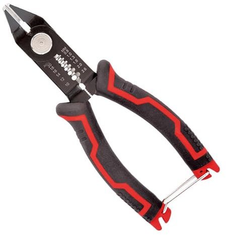 6 Inch Invisible Spring Wire Snips Flush Cutters Electrical Flush 3-in-1 Side Cutter Clean Cut Pliers Small Wire Cutters for Jewelry Making