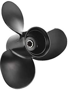 DOFABI 9x8, for Tohatsu, for Nissan, 6 PS 8 PS 9,9 PS 10 PS 15 PS Außenborder Schraube 9 * 8 Boot Motor Aluminium Legierung Propeller 3 Klinge 8 Spline Bootsmotorpropeller