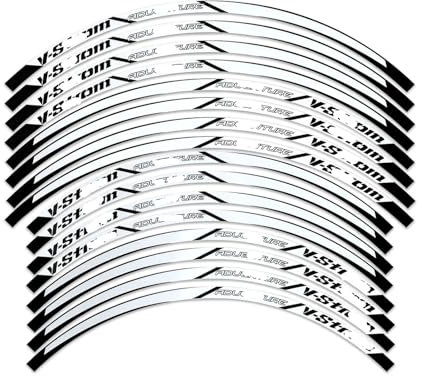 Rueda Pegatinas reflectantes Para S&uzuki Para 250 Para SX Para 1000 1050 Para XT Para DL 650 Adhesivos Reflectantes Buje Rueda Adhesivos Llantas Motocross Pegatina Rueda Moto(A1)