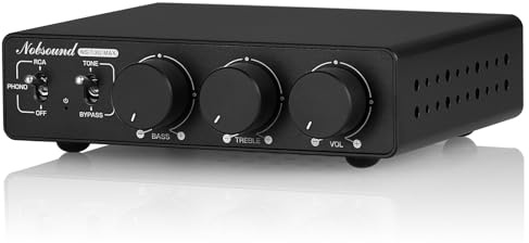 Douk Audio NS-13G Max HiFi Mini 2 Channel Stereo Amplifier - 300W×2 Class D Power Amplifier with Phono Input