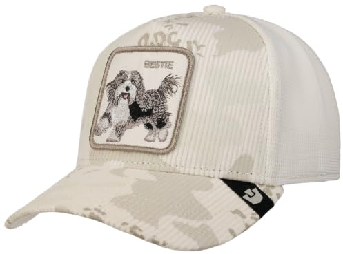 Goorin Bros. Bestie Camo Trucker CapBros. Women/Men/Snapback - Cap Baseball mesh Snapback, with Peak, Peak All-Season Spring Summer Autumn Winter - One Size White