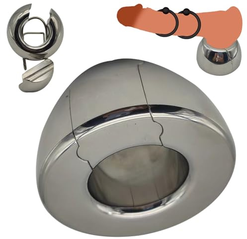 Extra Schwerer Metall Hodenring Ballstretcher Cock Ringe Hodengewicht Extrem Dicker Hodenstrecker Hoden Bondage Hodensack CBT Ball Stretcher Hoden Anhänger Ring Erotik Sexspielzeuge für Männer