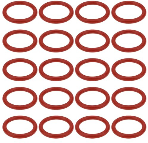 EMSea 20 STÜCKE PC-Wasserkühler G1/4 Gewinde Silikon-O-Ring Kompatibel mit G1/4 Außengewinde Wasserblock Wasserrohrverbinder