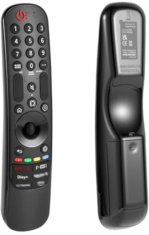 Voice Magic - Mando a distancia para televisor LG original, repuesto para LG Mando a distancia MR20GA MR21GA MR22GA MR23GA compatible con LG UHD OLED QNED NanoCell 4K 8K Smart TV con puntero y función