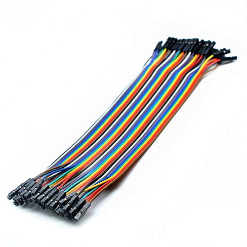 Oiyagai Dupont-Kabel 3 Set/120 Stück 20cm/7,9in Buchse auf Buchse Jumper Draht Dupont-Kabel für DIY Arduino Raspberry PI