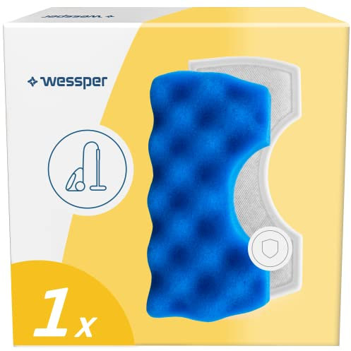 Wessper WES2002_FBA Filtro de Espuma, Plástico, Negro