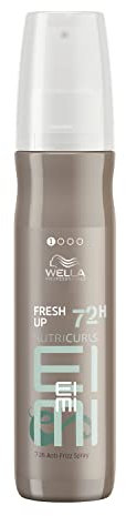 Wella Professionals Nutricurls Fresh Up 72h Anti-Frizz Light Hold Hairspray, Added Shine and Definition for Curly and Wavy Hair, Hold Level 1, 150ml