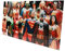 SD toys Justice League Glass Poster DC Universe offizielle Merchandising, Möbeldekoration, Aufkleber, Heimdekoration, Mehrfarbig (Mehrfarbig), einzigartig