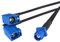 YILIANDUO Cable Flexible de Antena GPS Fakra C Macho a 2 x Fakra C Hembra Cable Flexible Y RG174 para Cable de extensión de Antena GPS estéreo para automóvil